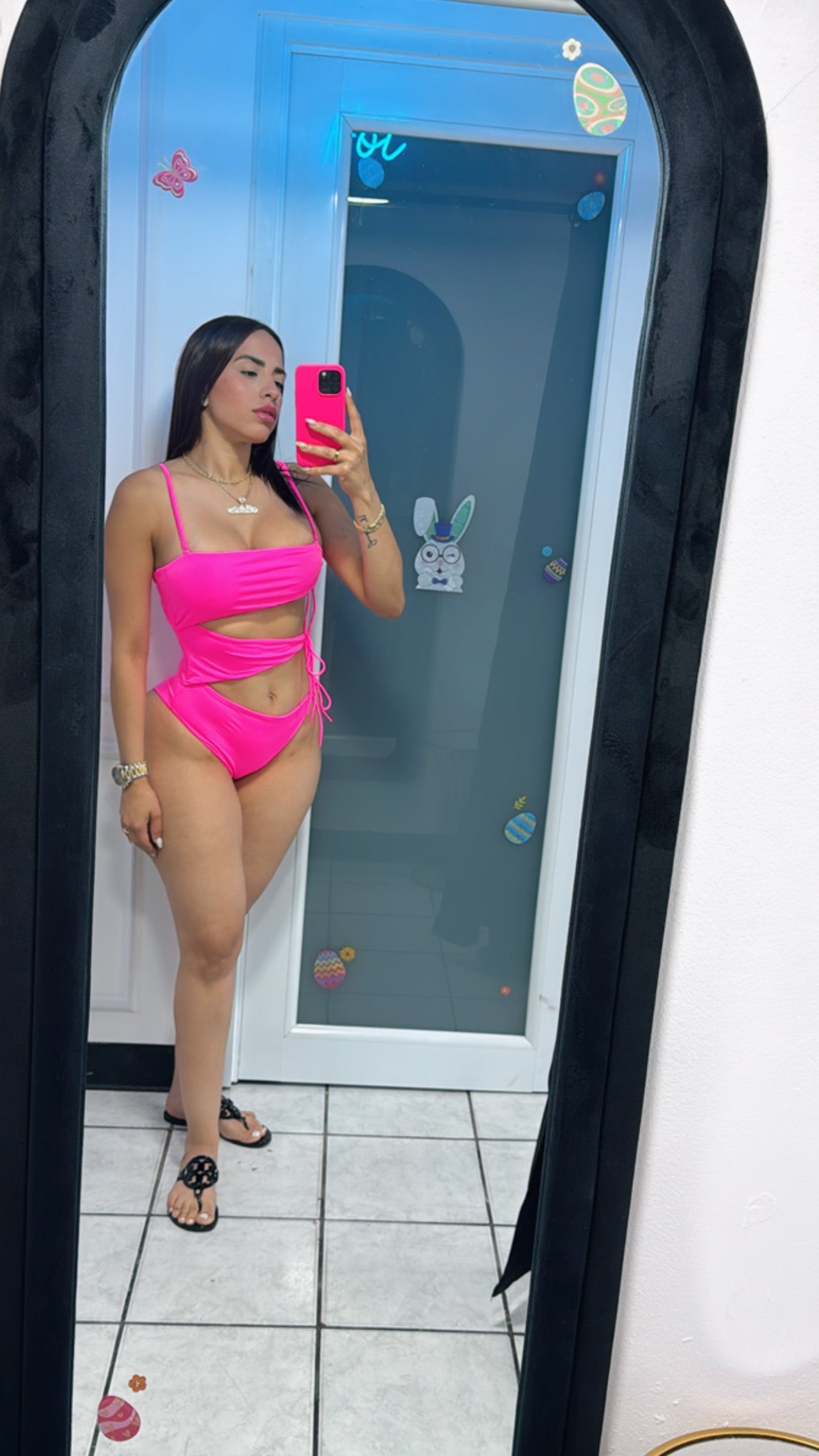 Punta cana one piece pink