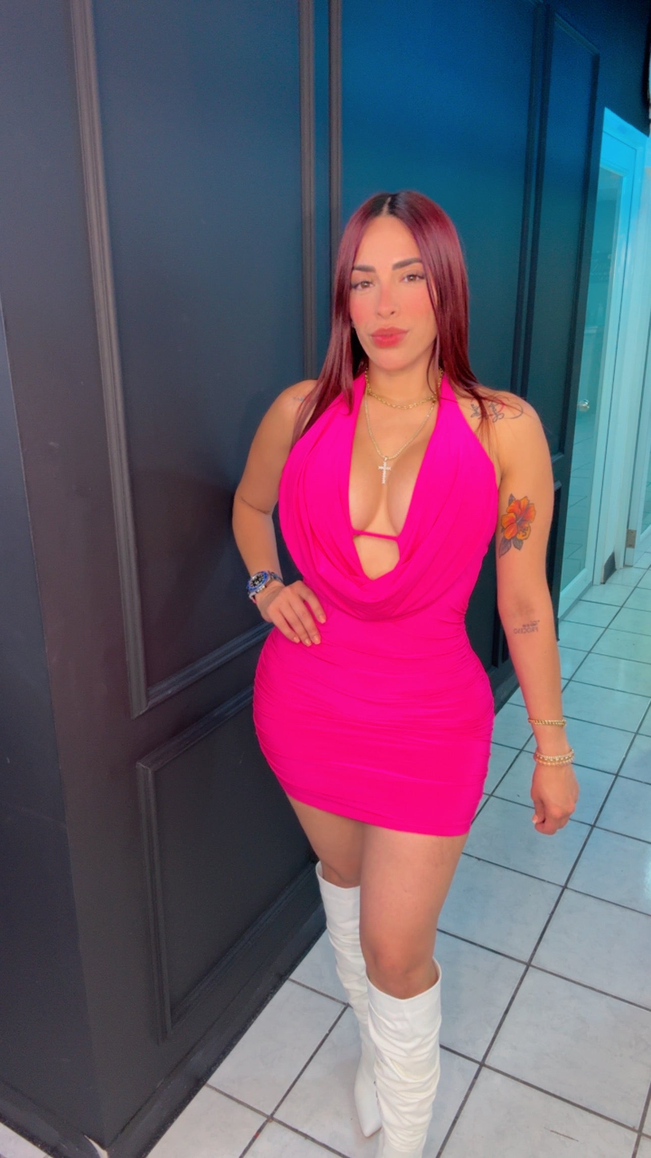 Same Dress, Different Colors💙🖤💚💞