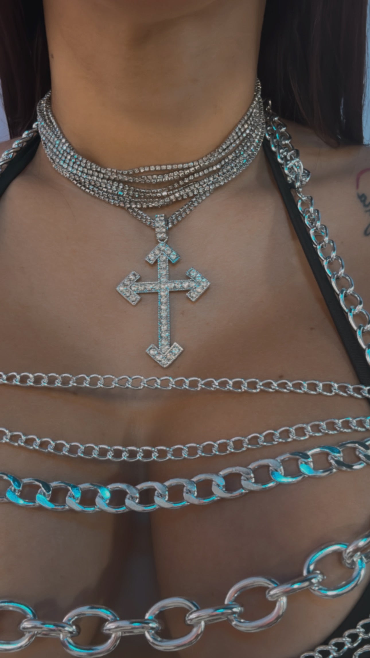 Chain Gold or Silver Cross✨