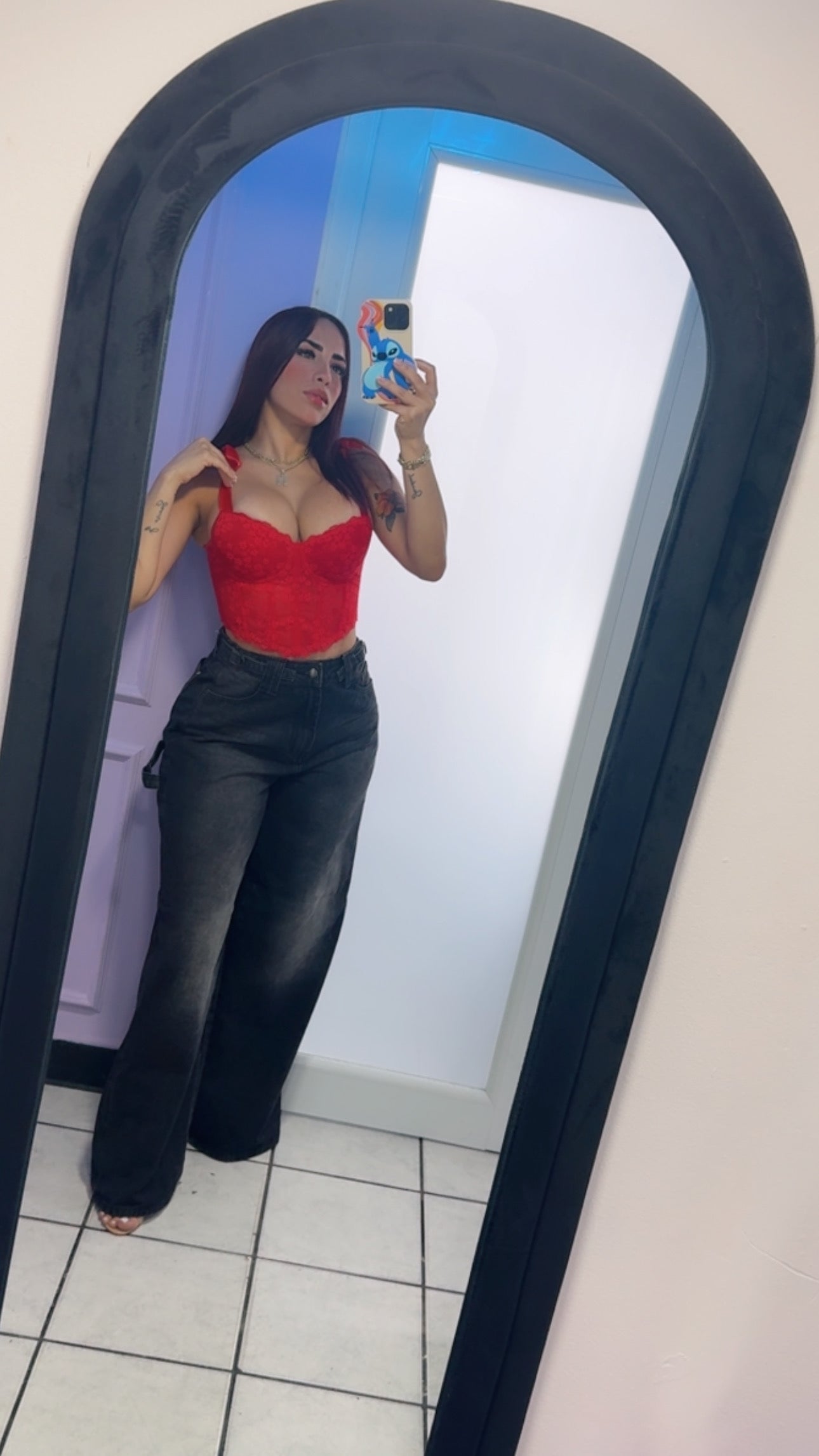 High-Waisted, Wide-leg Pants🖤