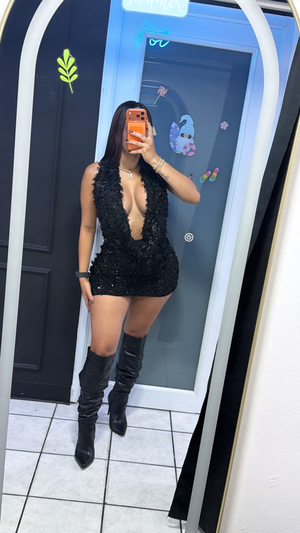 Midnight Sequin Dress🖤