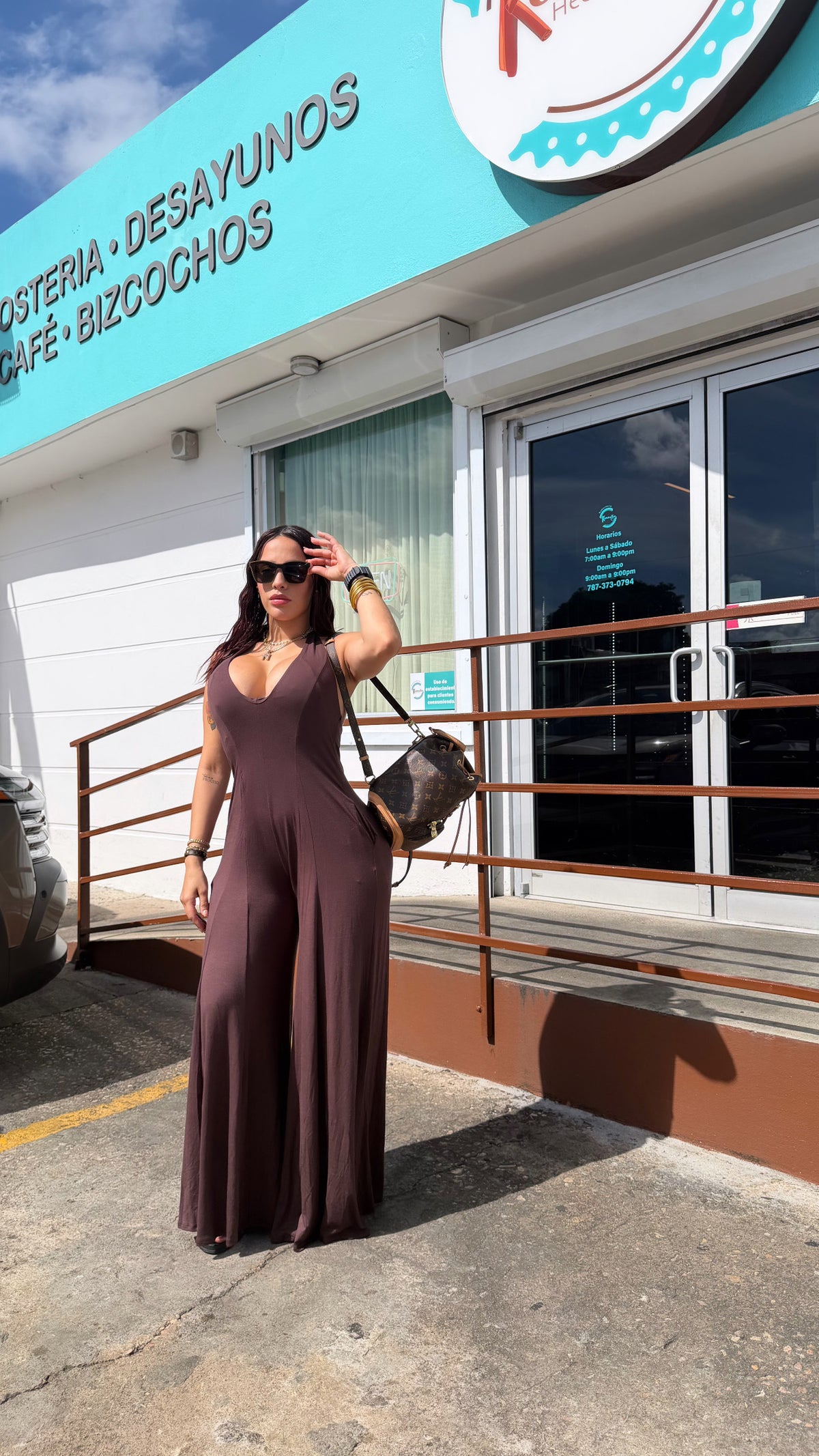 Mocha Jumpsuit 🤎
