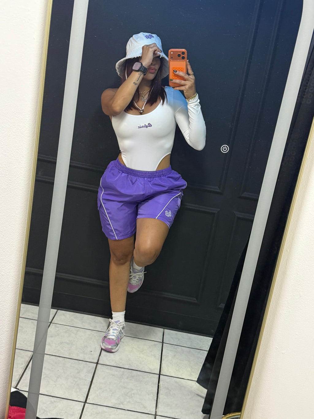 One Shoulder Body 🤍💜