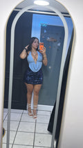 💙 Midnight Shimmer Skirt