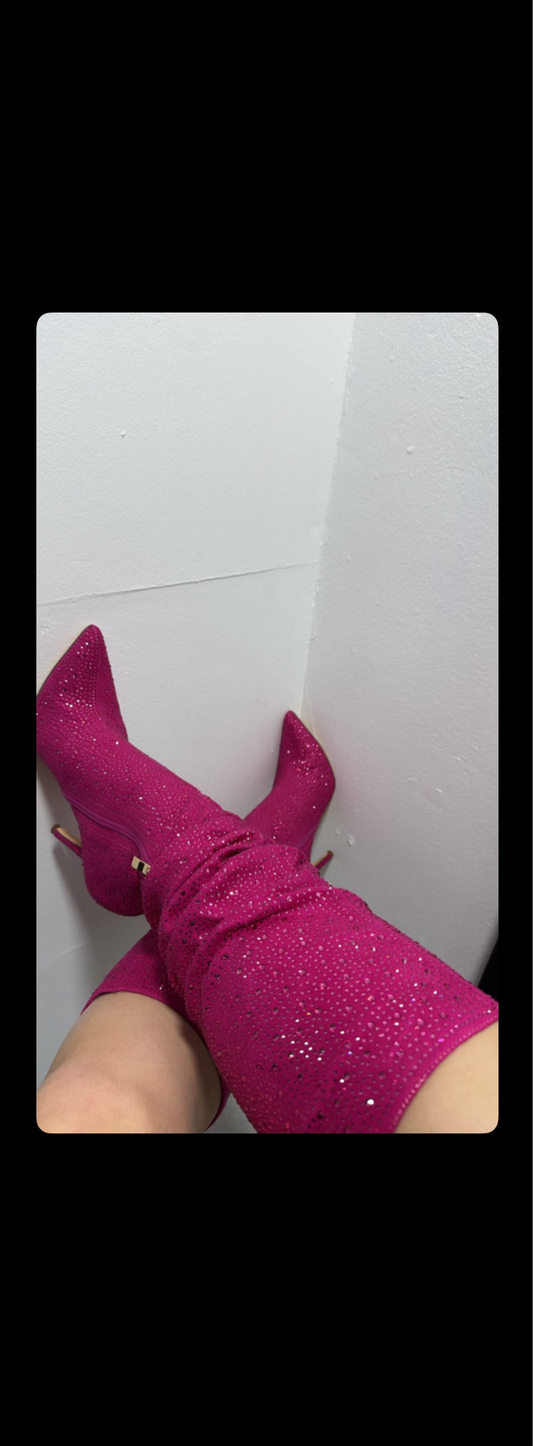 Diamond Pink Boots 🩷