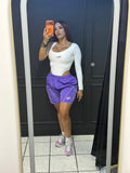 One Shoulder Body 🤍💜