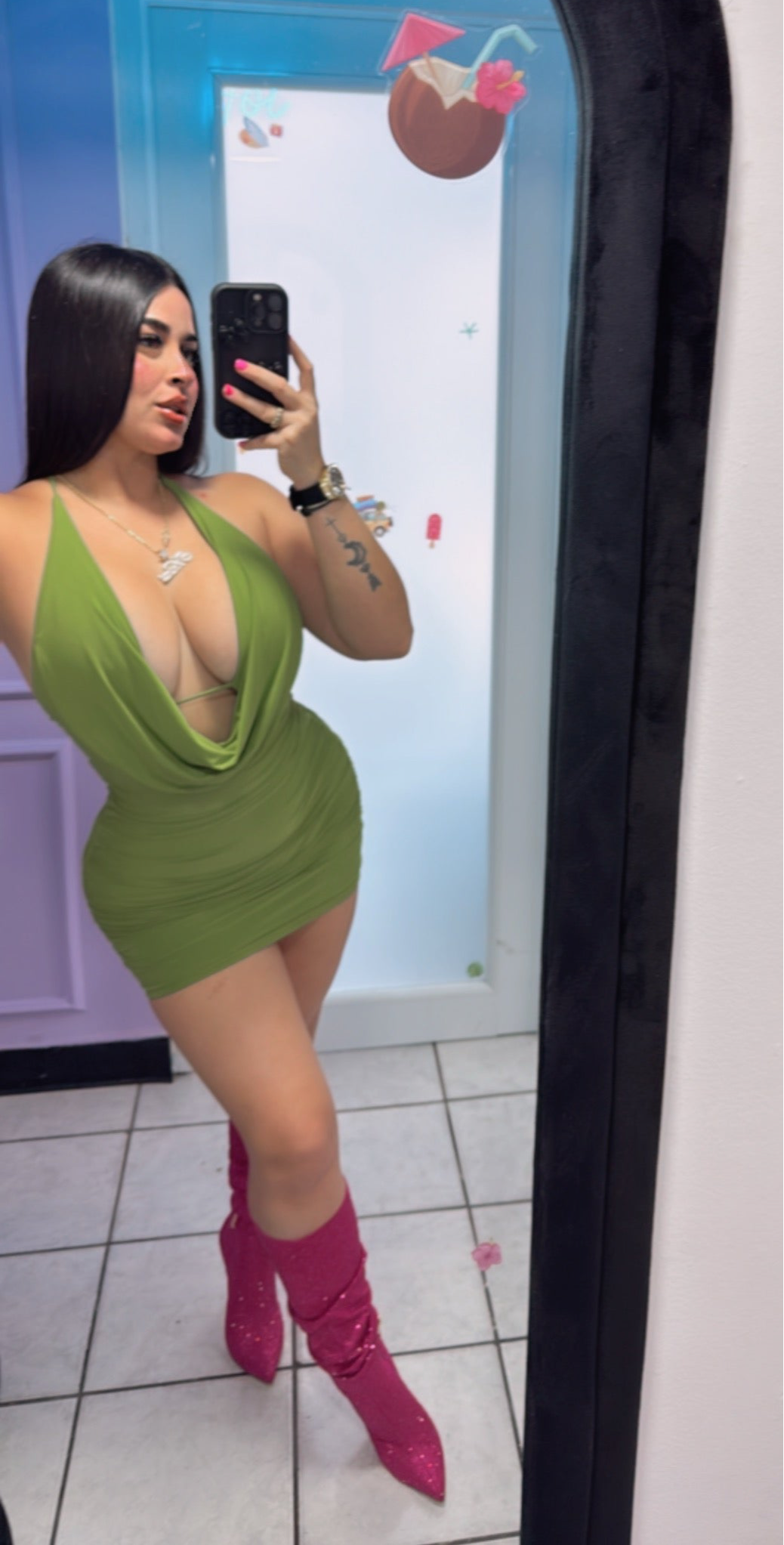 Green Bra Dress💚