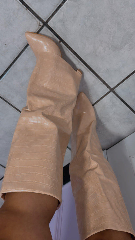 Luxe Nude Boots