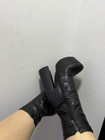 Black Leather Boots