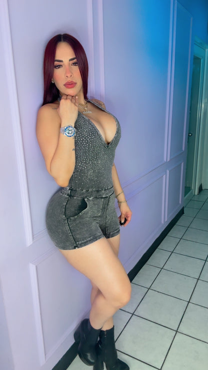 Diamond Mineral Romper