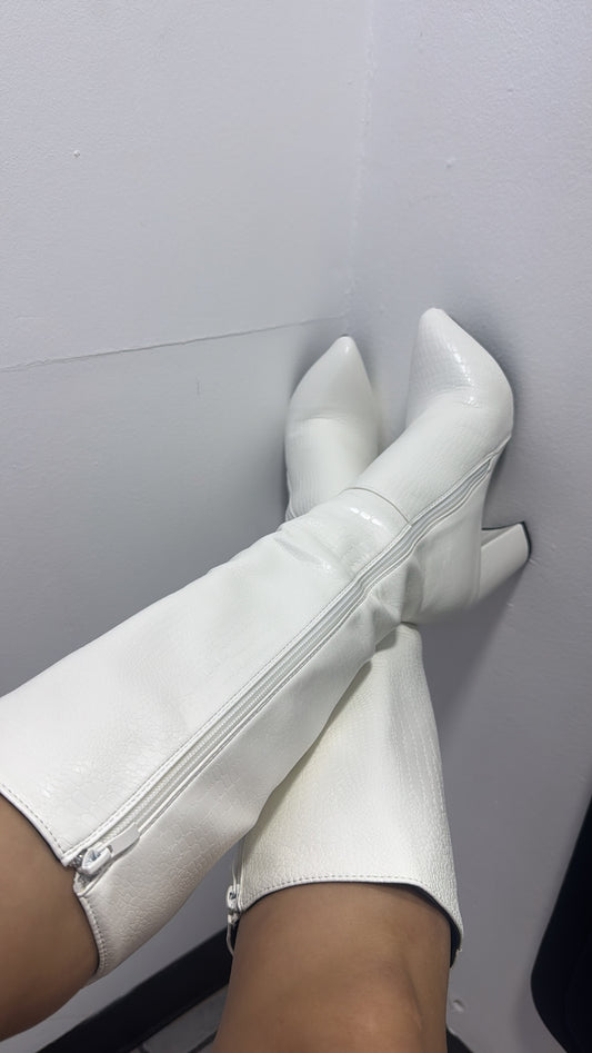 High White Boots