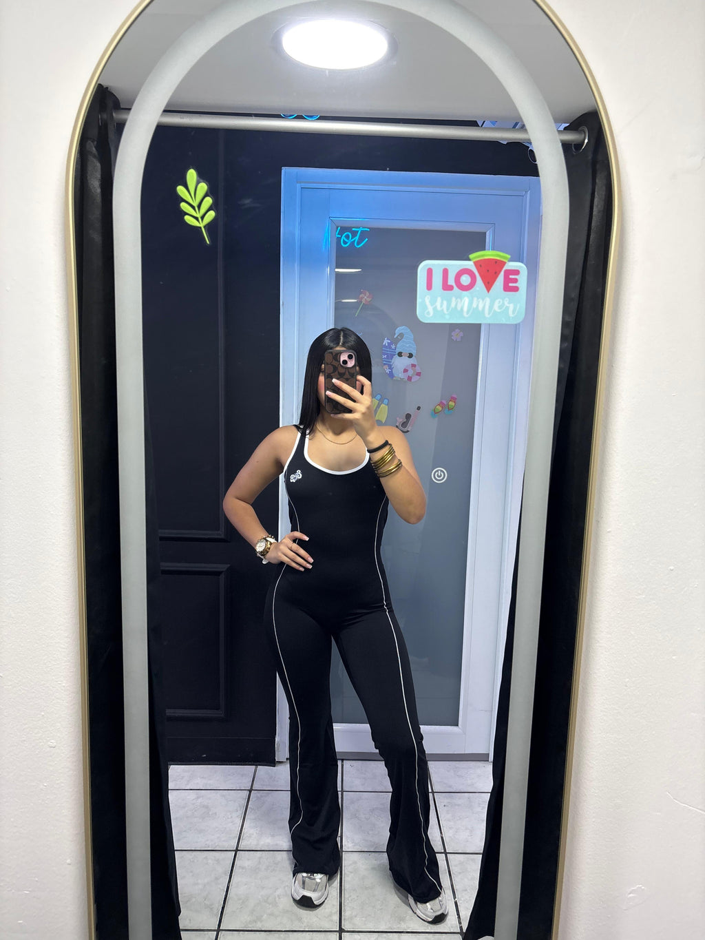 Black Motion Jumpsuit