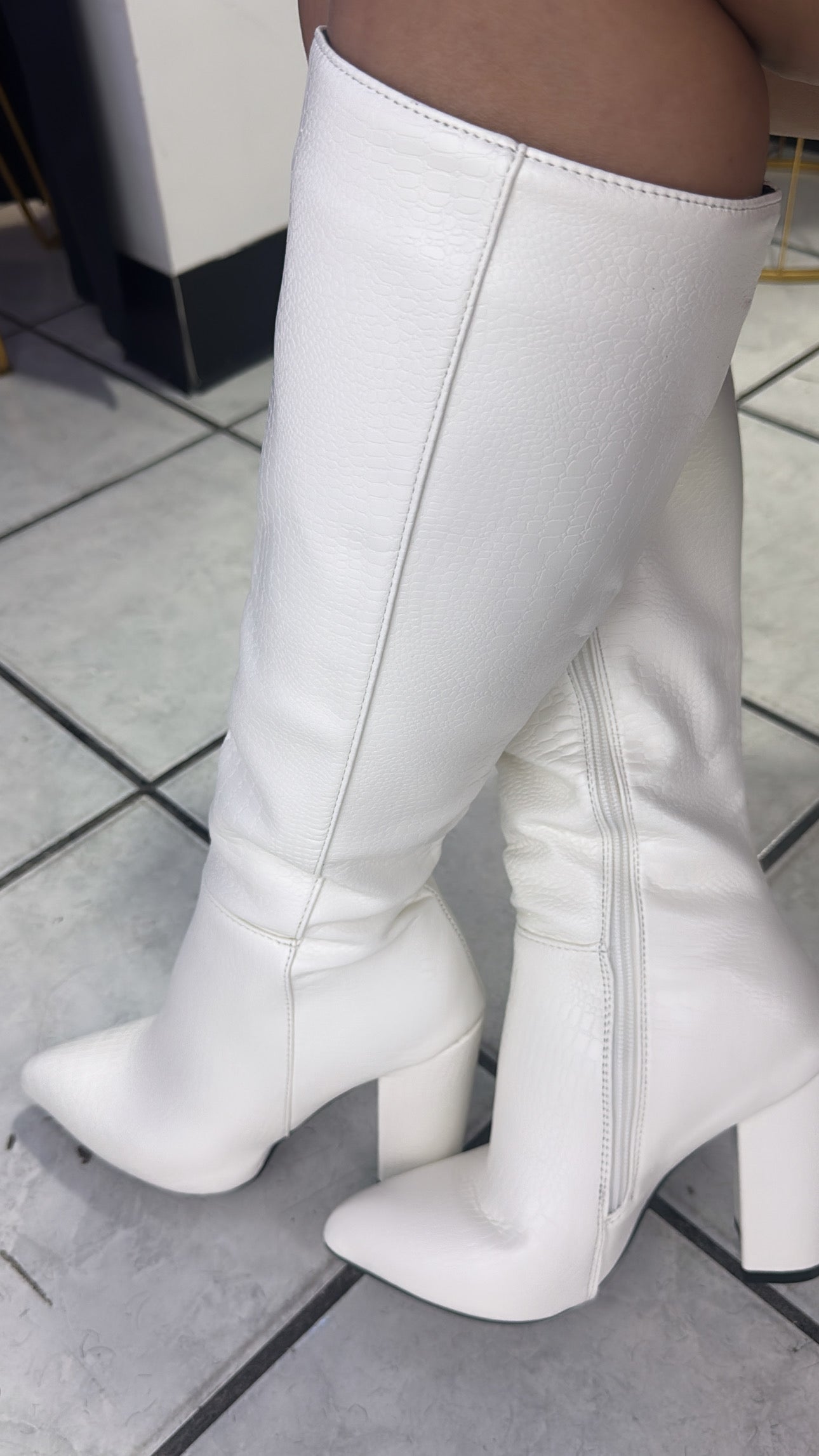 High White Boots