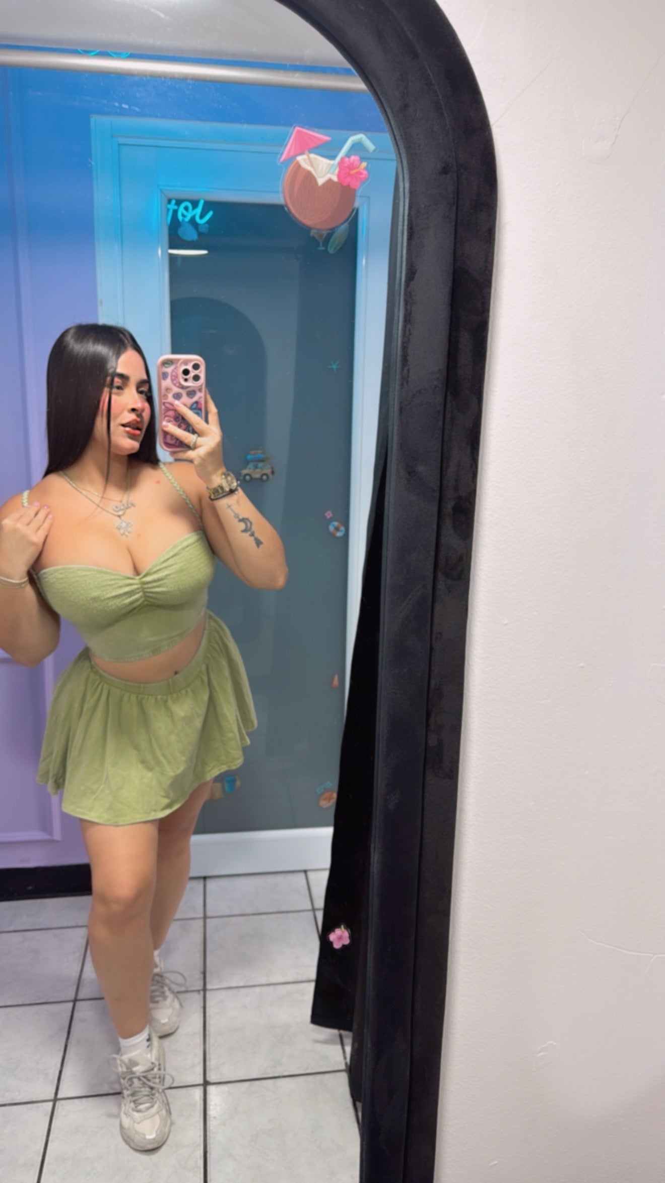 Lime Skort Set💚