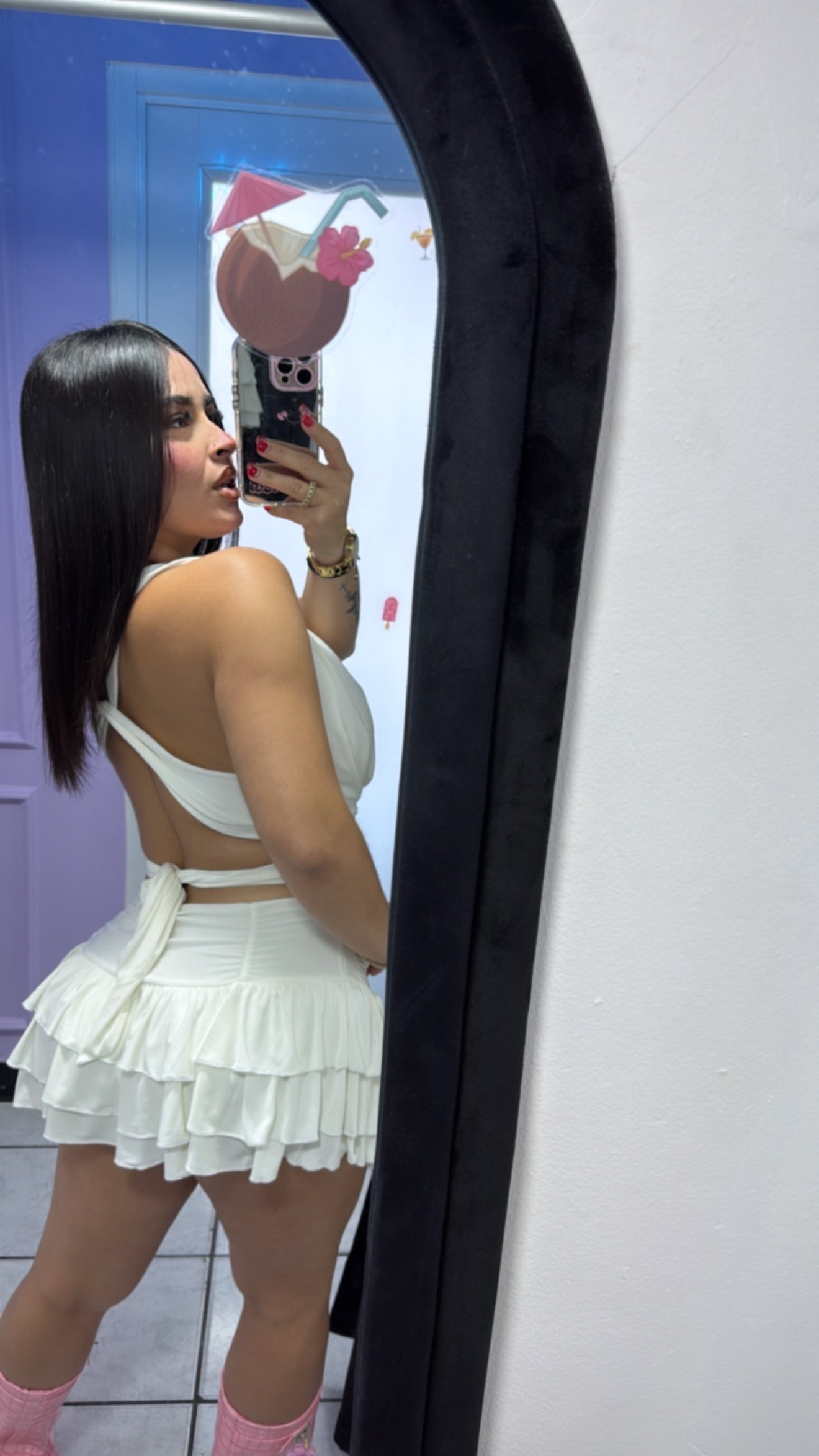White Ruffle Set🤍