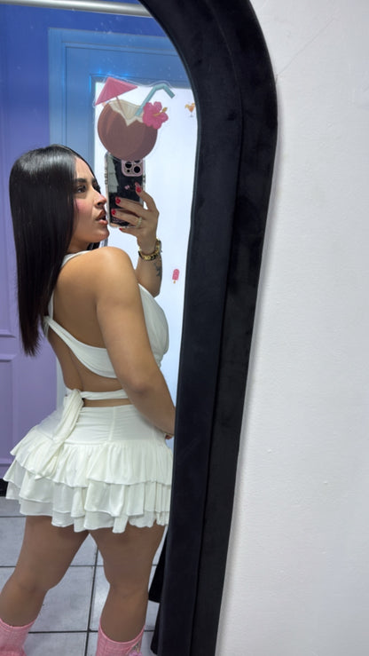 White Ruffle Set🤍