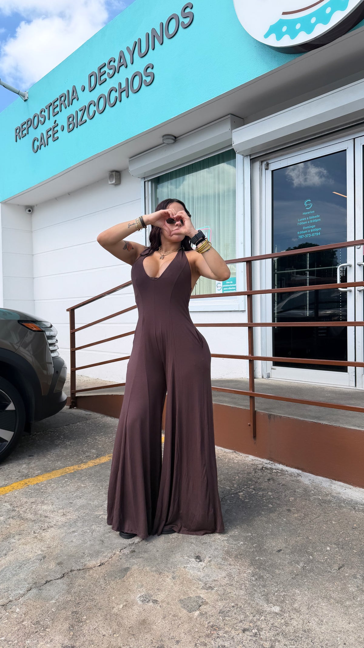 Mocha Jumpsuit 🤎