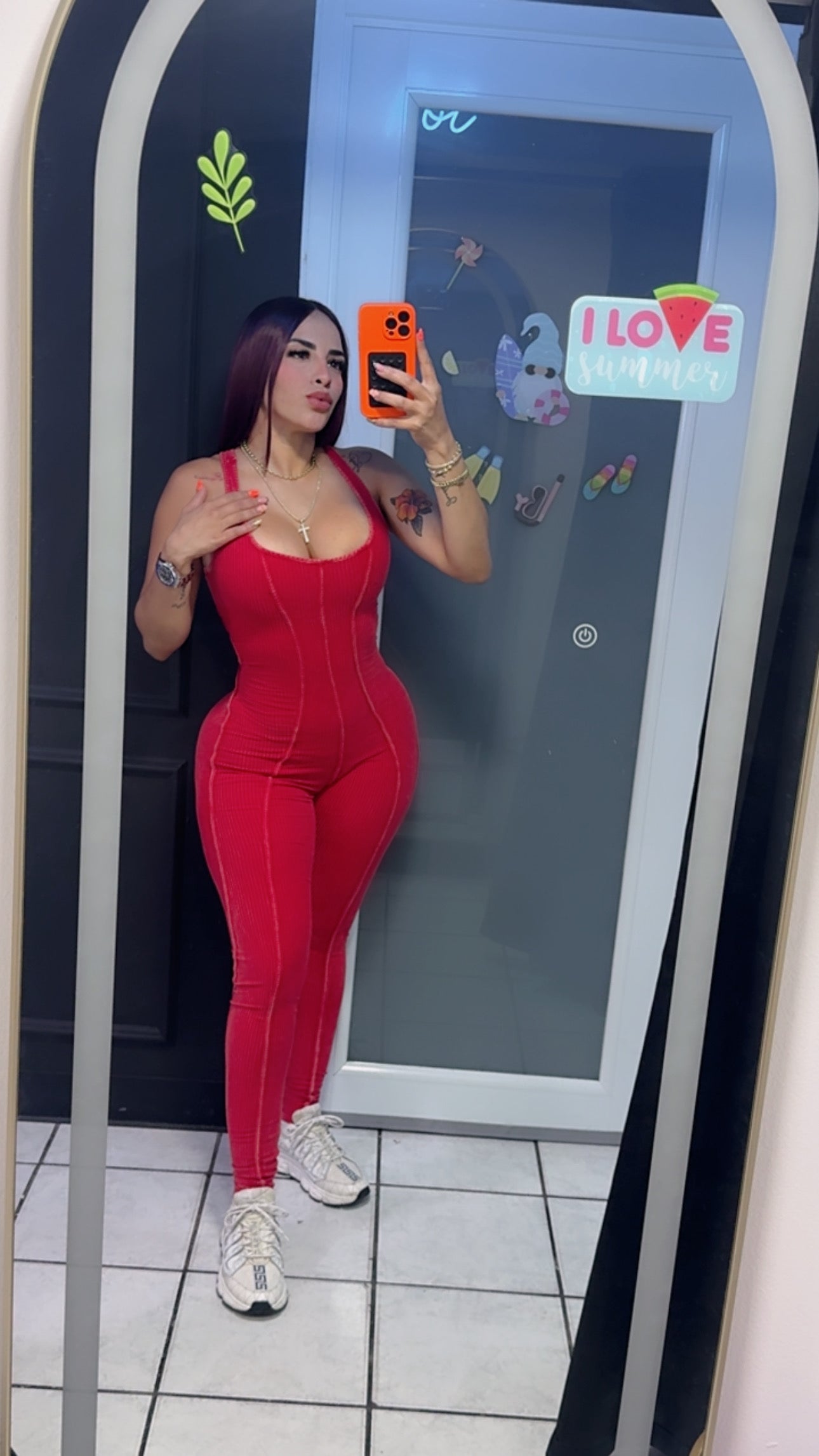 Mineral Jumpsuit Red