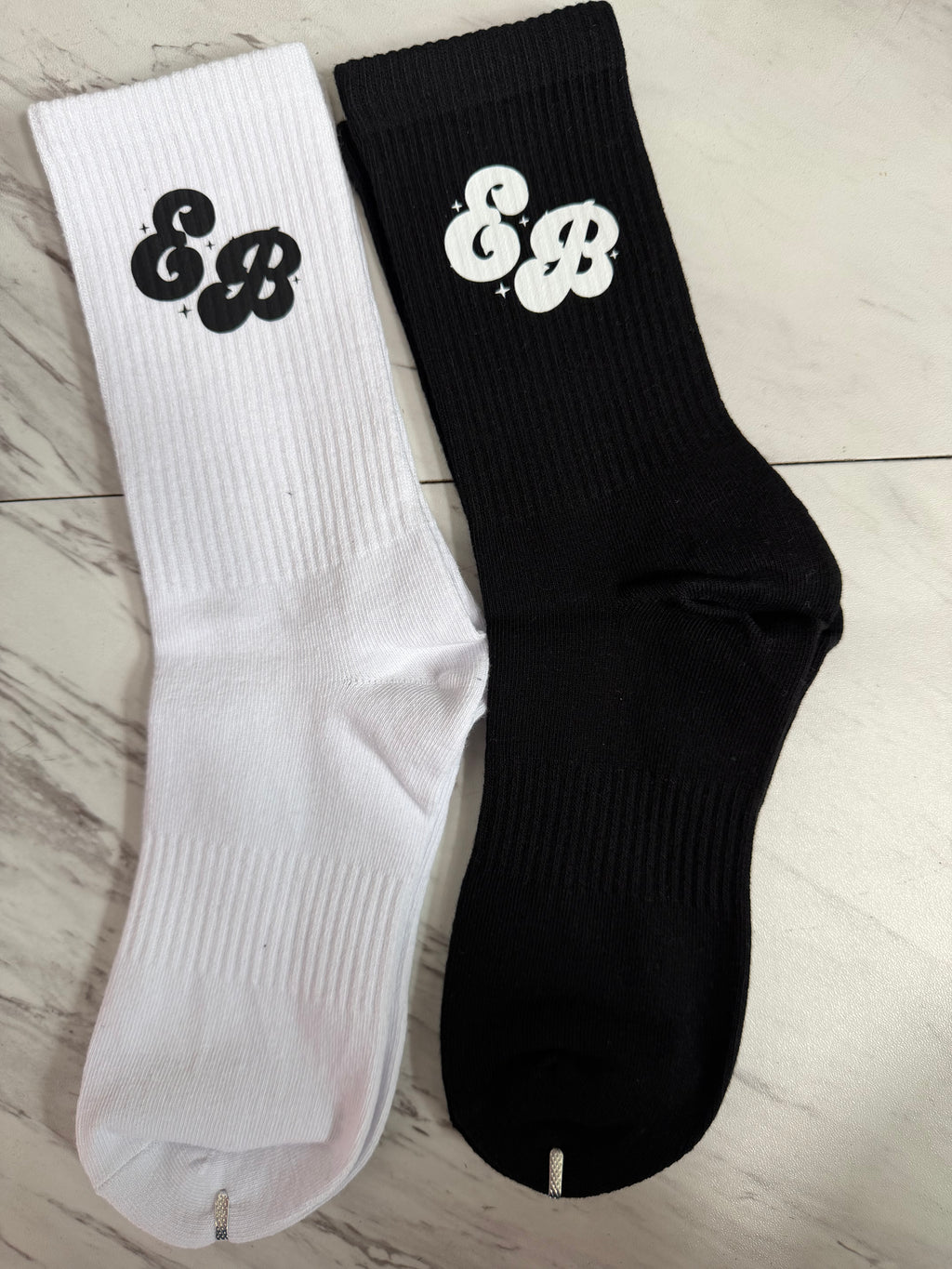 EB Crew Socks 🖤🤍