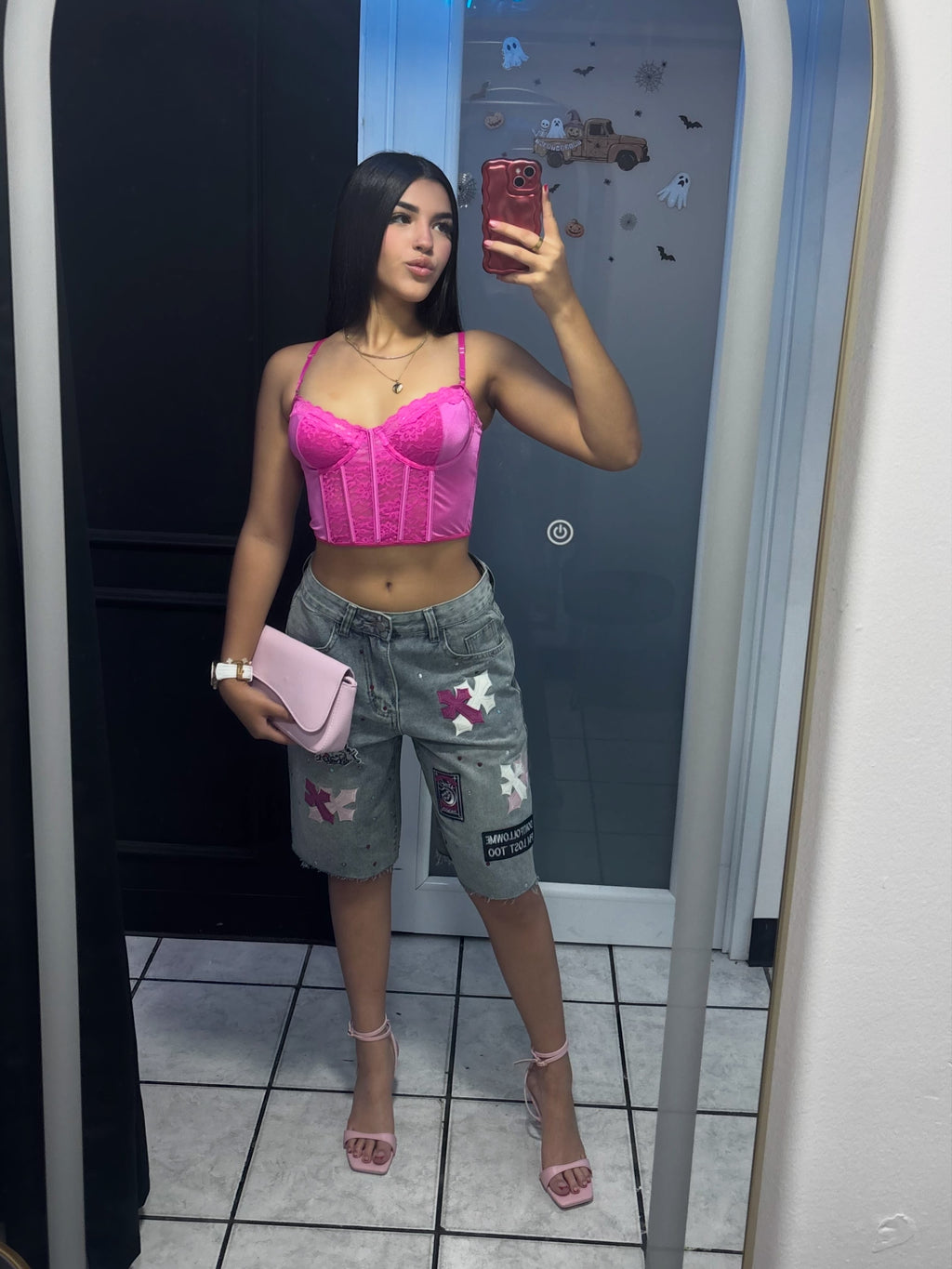 Cross Denim Bermuda 🫶🏻