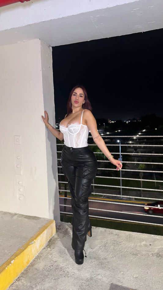 Bodysuit Corset White 🤍