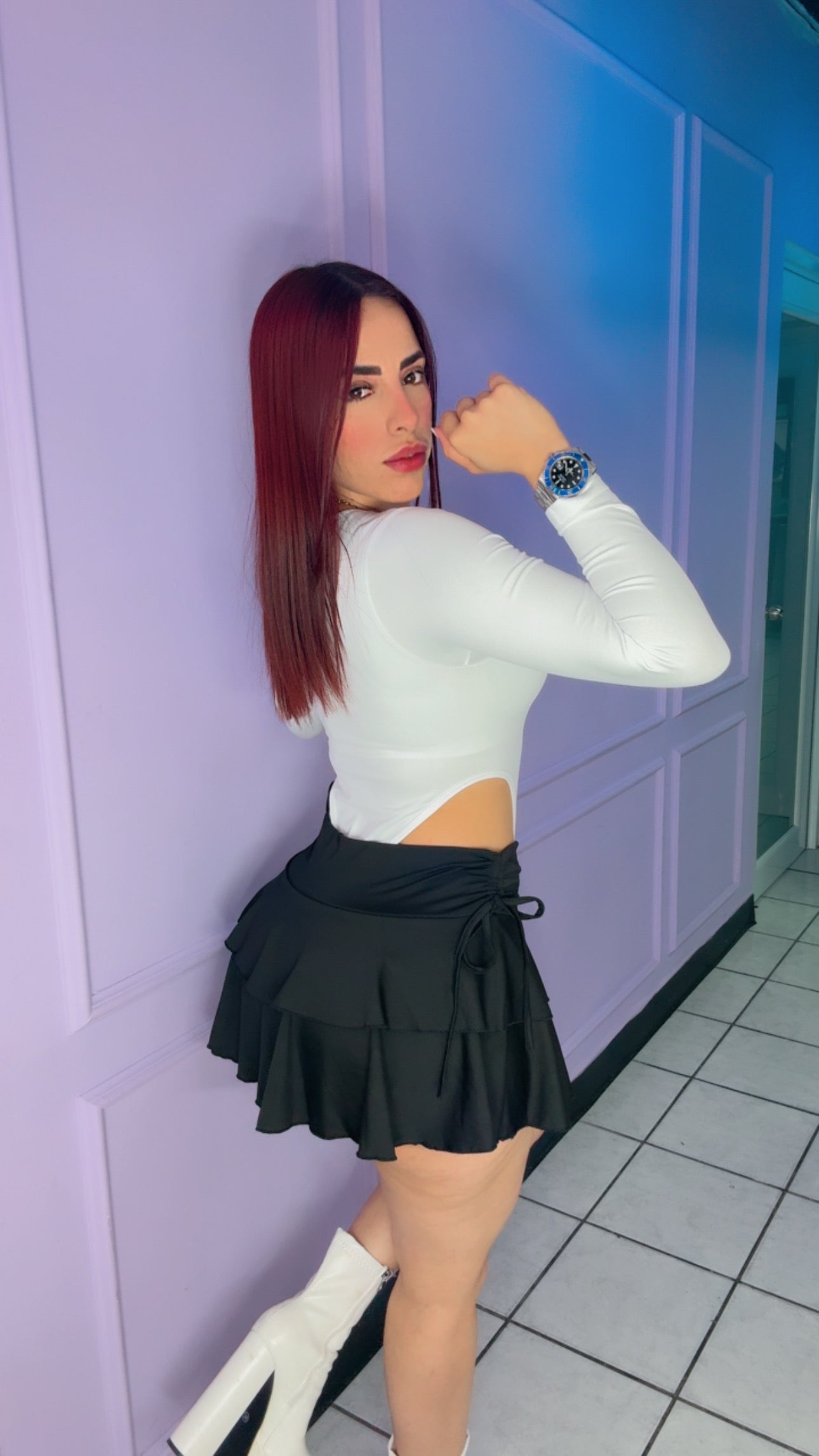 Essential Mini Skirt 🖤🤍
