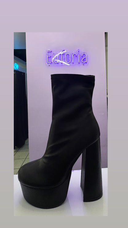 Black Leather Boots